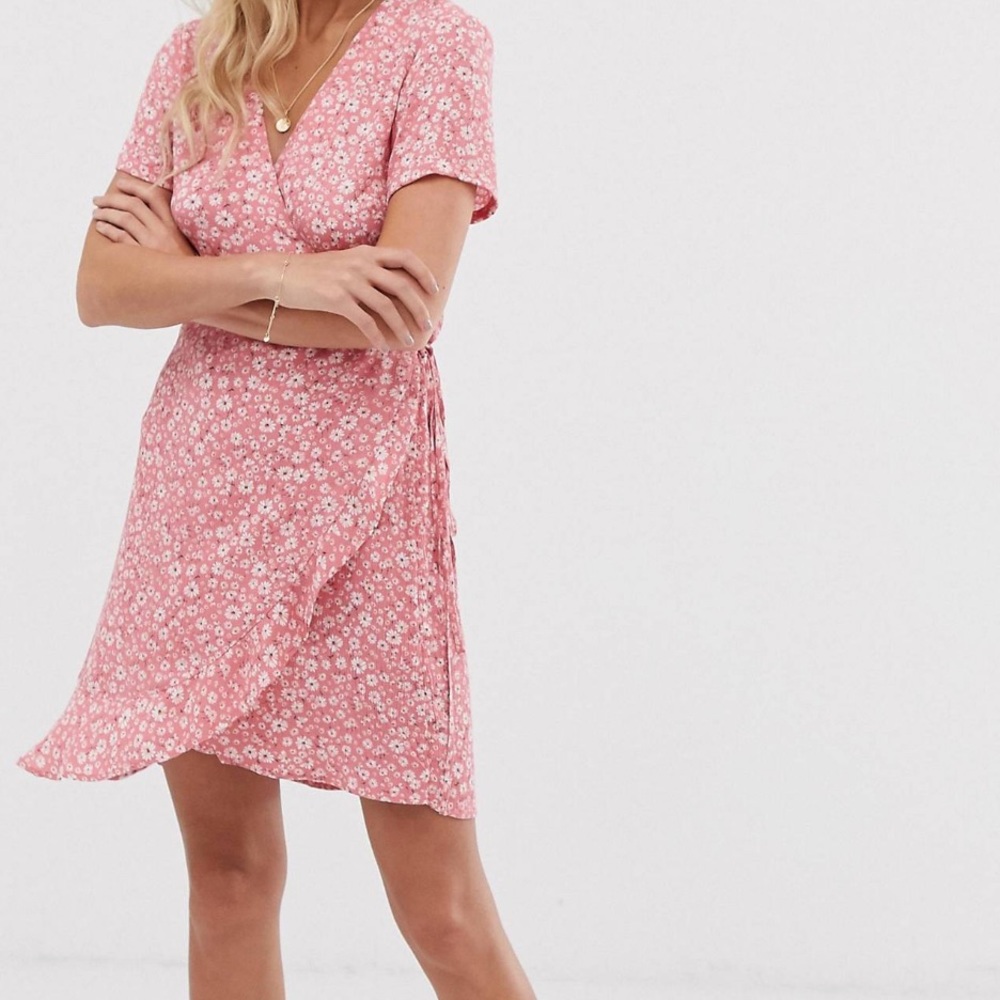 ASOS FLORAL SUMMER DRESS SZ L